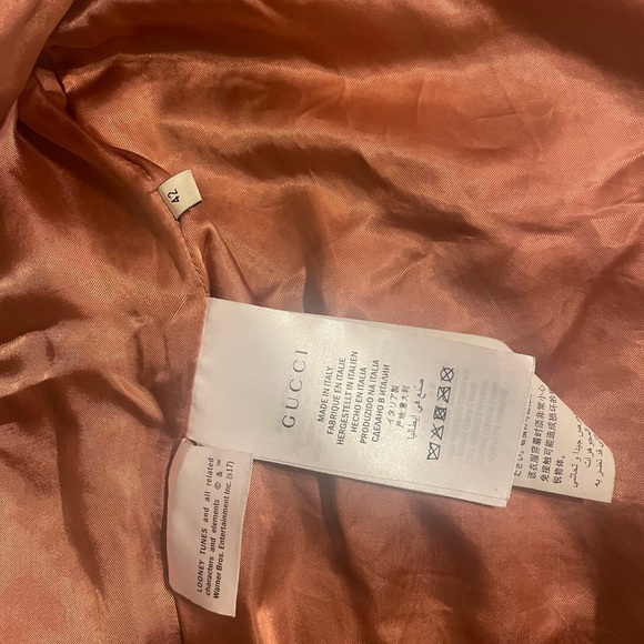 Gucci Black Leather Jacket - Looney Tunes - Picture 8 of 14